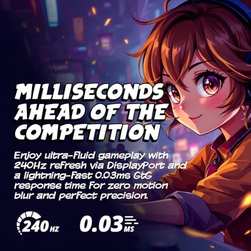 AOC Q27GAZD 27 QD OLED Gaming Monitor  QHD 2560 x 1440  240Hz 0 03ms  HDMI 2 0 x1  Display Port x1  G Sync Compatible  Console Gaming Ready  3 Year Zero Bright Dot