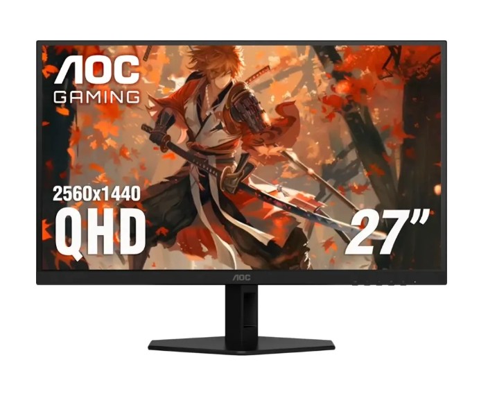 AOC   27" Q27G40XMN Mini LED Gaming Monitor QHD 180Hz 1ms 1000Nits HDR1000 AMD