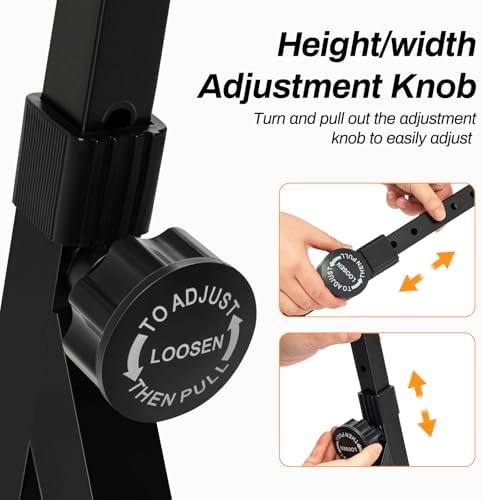 AODSK Keyboard Stand Heavy Duty  Z Style Adjustable and Portable Heavy Duty Piano Stand for Kids and Adults Height and Width Adjustable Fits for 61 88 Keys Electric Pianos