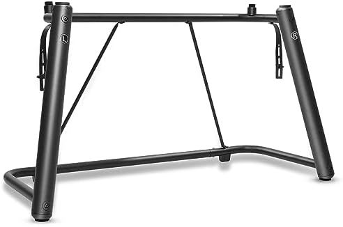 AODSK Keyboard Stand Heavy Duty  Z Style Adjustable and Portable Heavy Duty Piano Stand for Kids and Adults Height and Width Adjustable Fits for 61 88 Keys Electric Pianos