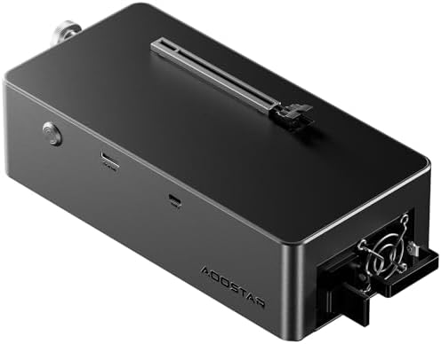 AOOSTAR Base EGPU AG02 con fuente de alimentación de 800 W, puertos OCuLink+USB4 e intercambio en caliente TGX, soporta hasta 600 W EGPU (no compatible con 5090,5090D)