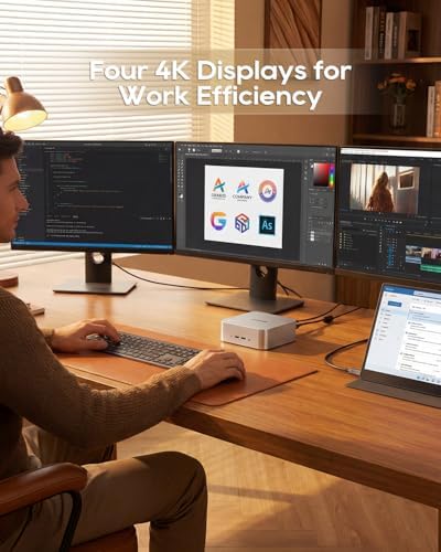 AOOSTAR MACO AMD Ryzen 7 H255 Mini PC 8C/16T  up to 4 9GHz   Support OpenClaw NO RAM NO SSD  Radeon 780M Graphics Mini Computer  Support Four Display  with OCuLink Dual USB4