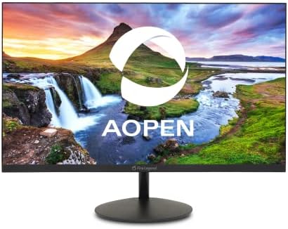 AOPEN by Acer 32SA2QU Abip 31.5" WQHD 2560x1440 Monitor de oficina para juegos IPS de marco cero | Tecnología AMD FreeSync | Diseño elegante ultrafino | 75Hz | HDR 10 | 1ms TVR | Inclinación | Puertos HDMI y VGA
