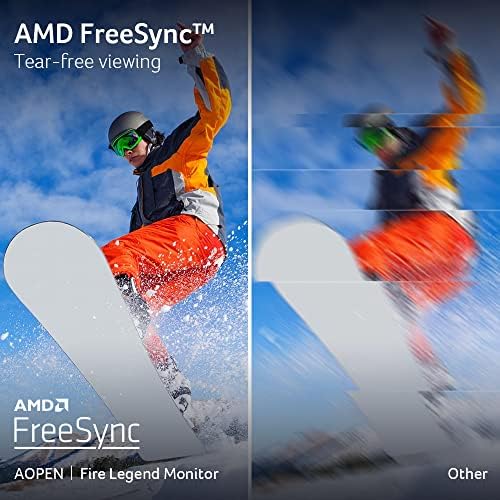 AOPEN by Acer 32SA2QU Abip 31.5" WQHD 2560x1440 Monitor de oficina para juegos IPS de marco cero | Tecnología AMD FreeSync | Diseño elegante ultrafino | 75Hz | HDR 10 | 1ms TVR | Inclinación | Puertos HDMI y VGA