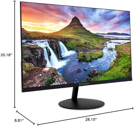 AOPEN by Acer 32SA2QU Abip 31.5" WQHD 2560x1440 Monitor de oficina para juegos IPS de marco cero | Tecnología AMD FreeSync | Diseño elegante ultrafino | 75Hz | HDR 10 | 1ms TVR | Inclinación | Puertos HDMI y VGA