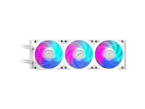 AORUS WATERFORCE II 360 ICE Liquid CPU Cooler  360mm Radiator with 3x120mm Low Noise ARGB Fans  Compatible with Intel LGA1851  LGA1700  and AMD AM5  GP AORUS WATERFORCE II 360 ICE