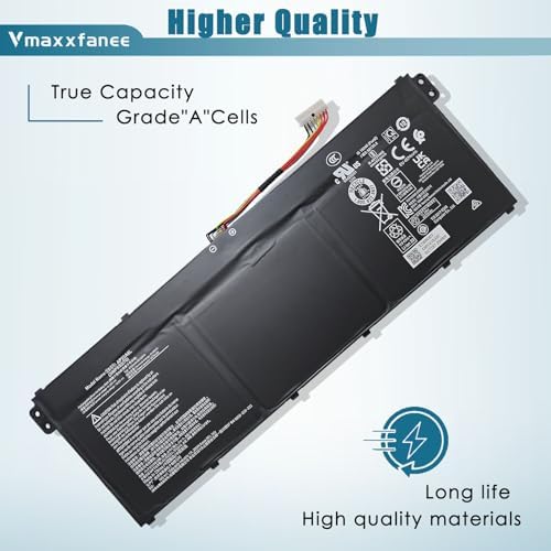 AP23A8L 53 05Wh Laptop Battery Replacement for Aspire 3 A317 55P A315 24P Aspire Go 15 AG15 31P Extensa 15 EX215 23 Series Notebook 4703mAh 11 28V