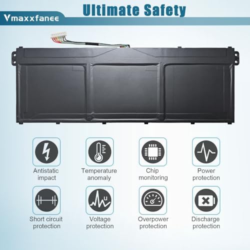 AP23A8L 53 05Wh Laptop Battery Replacement for Aspire 3 A317 55P A315 24P Aspire Go 15 AG15 31P Extensa 15 EX215 23 Series Notebook 4703mAh 11 28V
