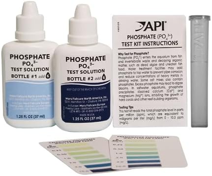 API Phosphate Test Kit For Freshwater And Saltwater  64 OUNCES