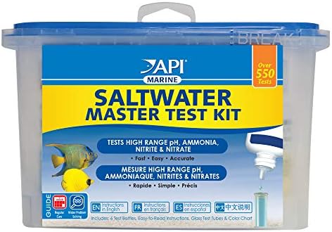 API SALTWATER MASTER TEST KIT 550 Test Saltwater Aquarium Water Test Kit