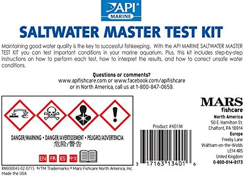 API SALTWATER MASTER TEST KIT 550 Test Saltwater Aquarium Water Test Kit