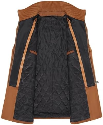 APTRO Mens Pea Coat Wool Jacket Windbreaker Single Breasted Winter Coat