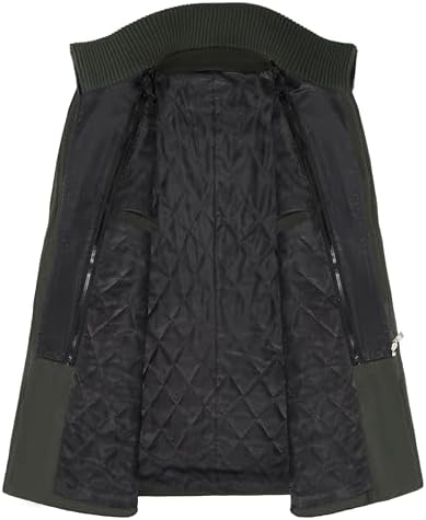 APTRO Mens Pea Coat Wool Jacket Windbreaker Single Breasted Winter Coat