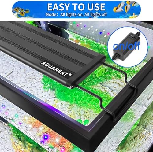 AQUANEAT LED Aquarium Light Full Spectrum for 24 Inch to 30 Inch Fish Tank Light Fresh Water