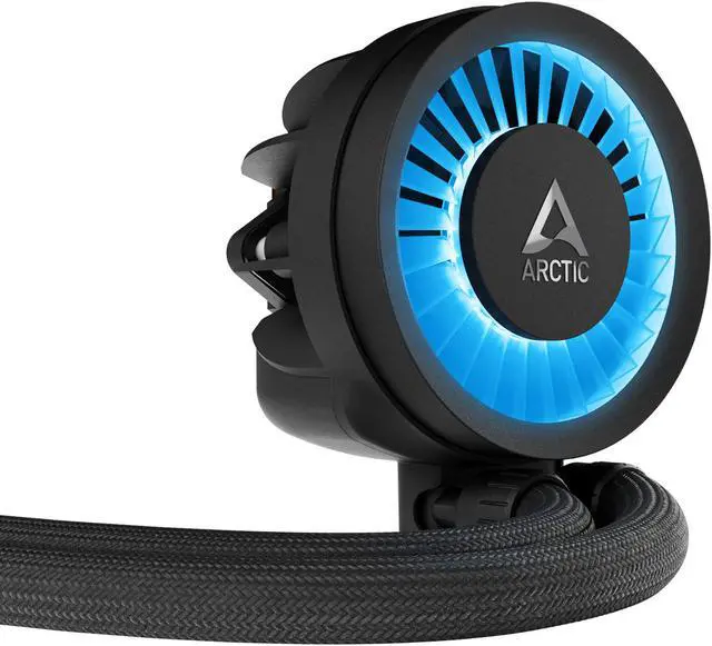 ARCTIC COOLING Liquid Freezer III   420 A RGB  Black   All in One CPU Water Cooler with 420mm radiator and 3x P14 PWM PST A RGB fan  compatible Intel LGA1700  1851 and AMD AM4  AM5   Black color