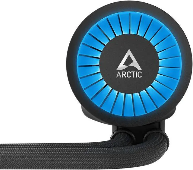 ARCTIC COOLING Liquid Freezer III   420 A RGB  Black   All in One CPU Water Cooler with 420mm radiator and 3x P14 PWM PST A RGB fan  compatible Intel LGA1700  1851 and AMD AM4  AM5   Black color