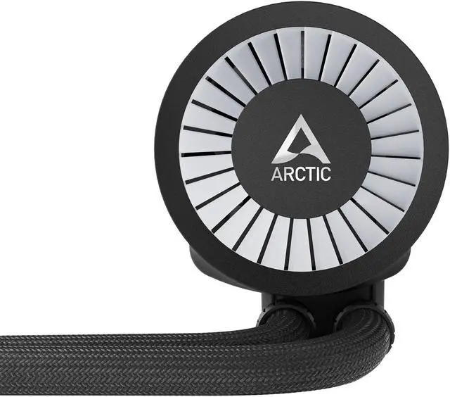 ARCTIC COOLING Liquid Freezer III   420 A RGB  Black   All in One CPU Water Cooler with 420mm radiator and 3x P14 PWM PST A RGB fan  compatible Intel LGA1700  1851 and AMD AM4  AM5   Black color