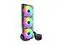 ARCTIC COOLING Liquid Freezer III   420 A RGB  Black   All in One CPU Water Cooler with 420mm radiator and 3x P14 PWM PST A RGB fan  compatible Intel LGA1700  1851 and AMD AM4  AM5   Black color