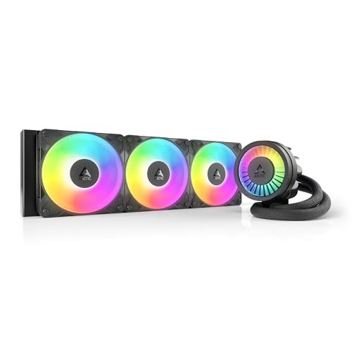 ARCTIC Liquid Freezer III Pro 360 A RGB   AIO CPU Cooler  3 x 120 mm Water Cooling  38 mm Radiator  PWM Pump  VRM Fan  AMD AM5/AM4  Intel LGA1851/1700 Contact Frame   Black