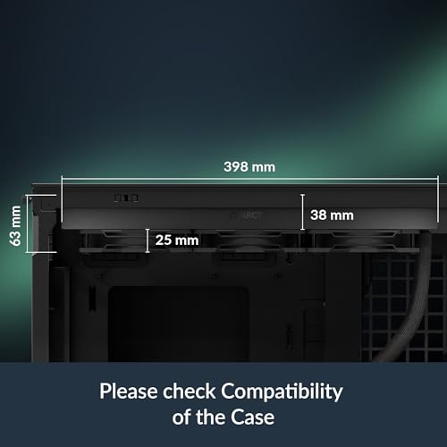 ARCTIC Liquid Freezer III Pro 360   AIO CPU Cooler  3 x 120 mm Water Cooling  38 mm Radiator  PWM Pump  VRM Fan  AMD AM5/AM4  Intel LGA1851/1700 Contact Frame   Black