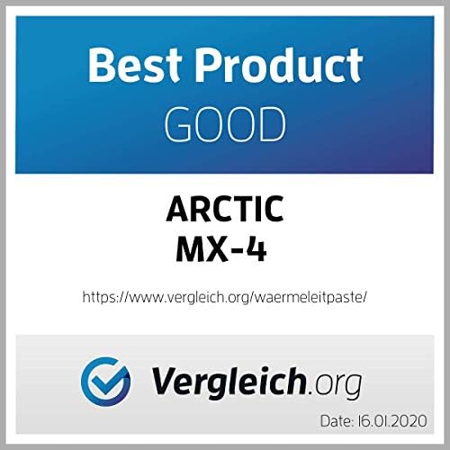 ARCTIC MX 4  incl  Spatula  4 g    Premium Performance Thermal Paste for All Processors  CPU  GPU   PC   Very high Thermal Conductivity  Long Durability  Safe Application