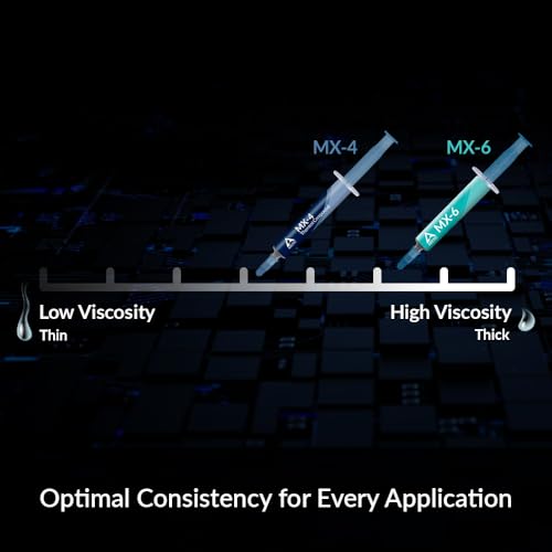 ARCTIC MX 6  4 g    Ultimate Performance Thermal Paste for CPU  Consoles  Graphics Cards  laptops  Very high Thermal Conductivity  Long Durability  Non Conductive