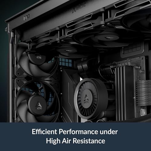 ARCTIC P12 Pro   Powerful Premium Fan  120 mm PWM Fan  600 3000 RPM  0 RPM <5  PWM  Fluid Dynamic Bearing  4 Pin   Black