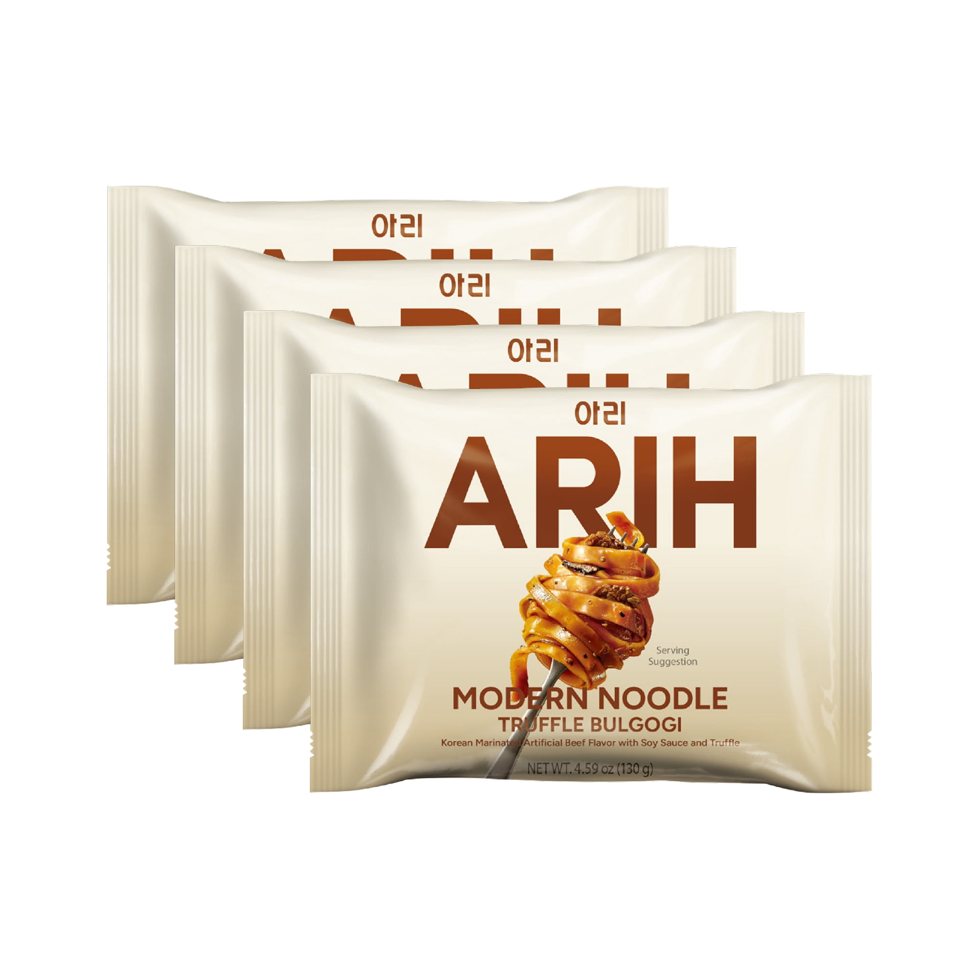 ARIH Modern Noodles  Western Korean Fusion Soup Less Noodles  Truffle Bulgogi  4 Pack