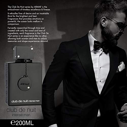 ARMAF club de nuit intense Man EDT Men New in Box  Black   3 6 Fl Oz
