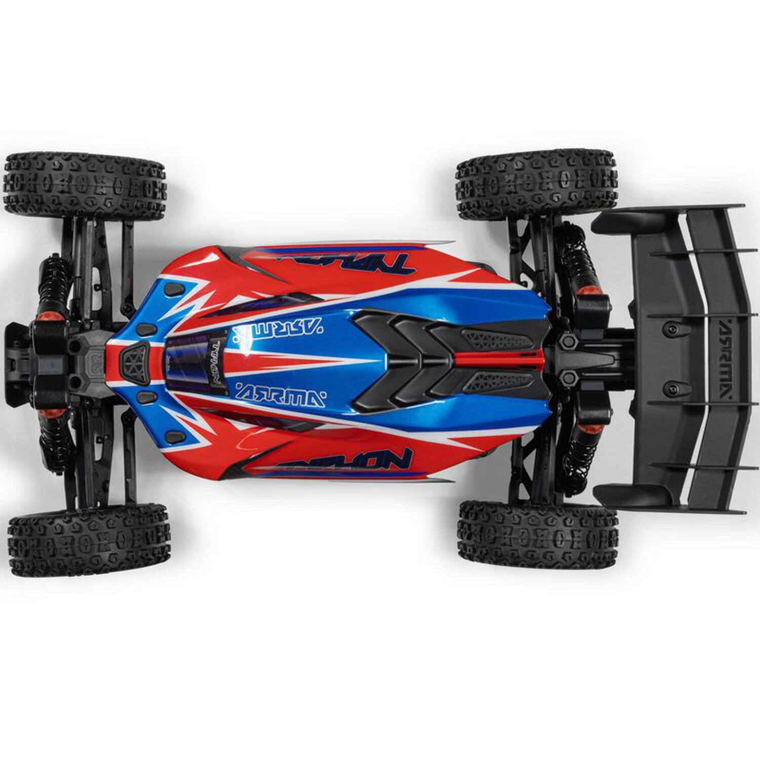 ARRMA 1/8 TYPHON 4X4 RTR Buggy Cepillado Rojo ARA4206V4T3