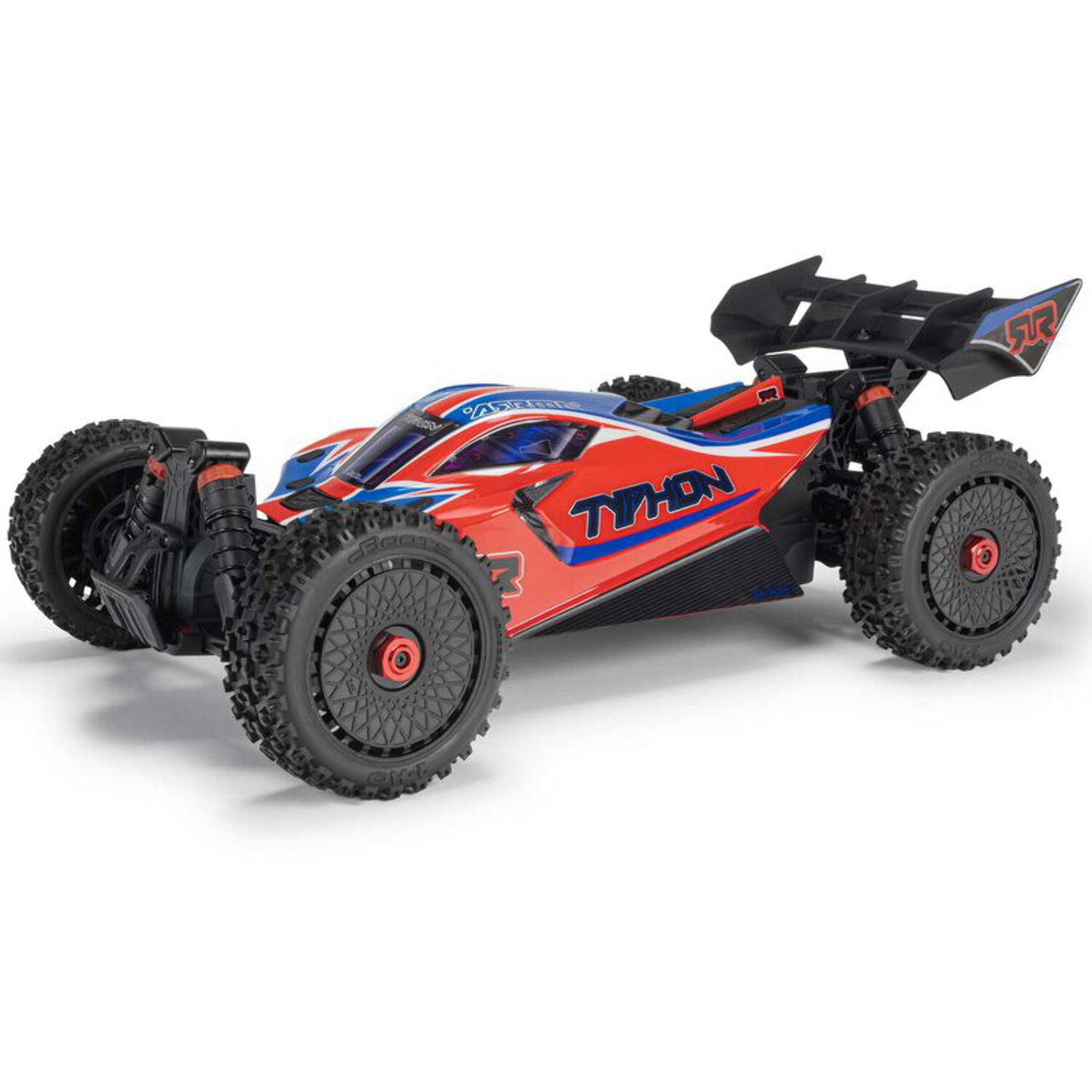 ARRMA 1/8 TYPHON 4X4 RTR Buggy Cepillado Rojo ARA4206V4T3