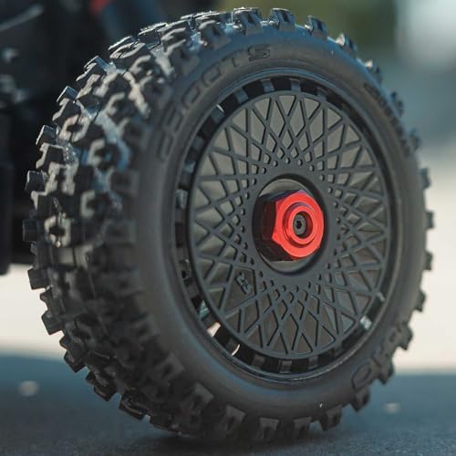 ARRMA Camión RC 1/8 Typhon 4X4 RTR Brushed Buggy, azul (batería y cargador no incluidos), ARA4206V4T1