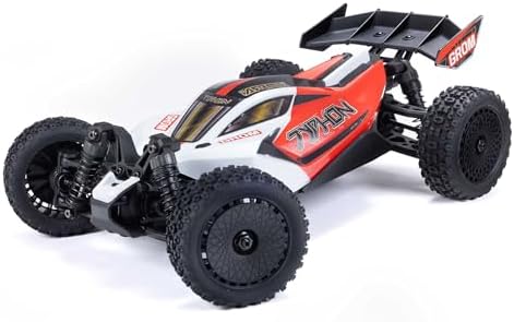 ARRMA RC Car Typhon GROM 4x4 Smart Small Scale Buggy RTR with Battery & Charger  Blue/Silver ARA2106T1