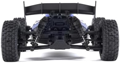 ARRMA RC Car Typhon GROM 4x4 Smart Small Scale Buggy RTR with Battery & Charger  Blue/Silver ARA2106T1