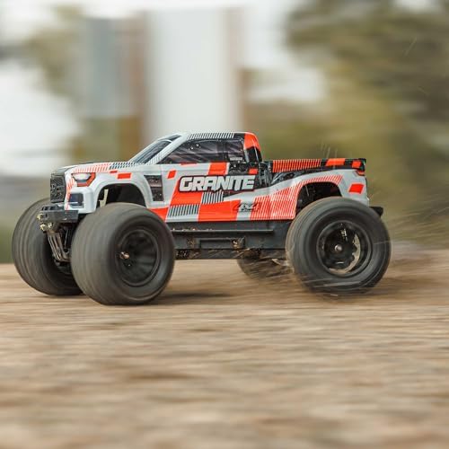 ARRMA RC Truck 1/10 Granite 4X4 RTR Brushed Monster Truck  Orange  RTR  Battery and Charger Not Included  ARA4202V4T3