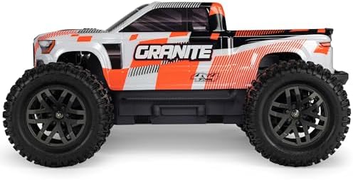 ARRMA RC Truck 1/10 Granite 4X4 RTR Brushed Monster Truck  Orange  RTR  Battery and Charger Not Included  ARA4202V4T3