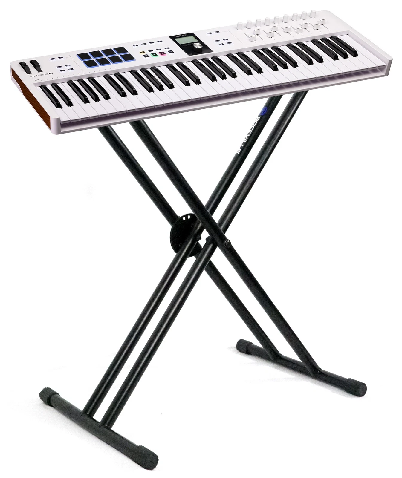 ARTURIA Keylab Essential 61 mk3 White 61 Key USB MIDI Keyboard Controller Stand