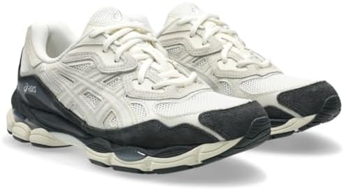 ASICS Gel NYC   Mens Casual Running Shoes White/Smoke Grey 