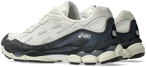 ASICS Gel NYC   Mens Casual Running Shoes White/Smoke Grey 