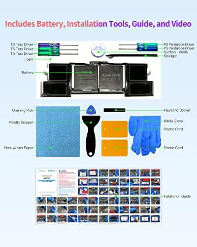 ASMARK Battery Replacement for MacBook Pro A1990 2018  2019  15 inch A1953 Battery