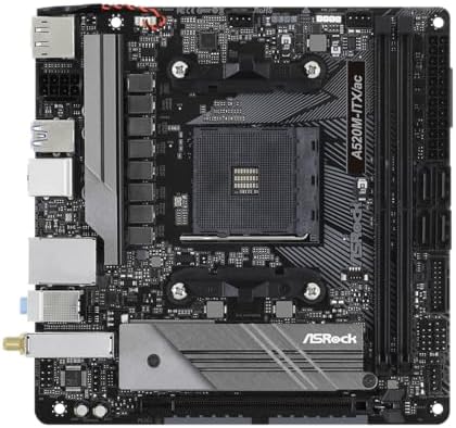 ASRock A520M ITX/AC Supports 3rd Gen AMD AM4 Ryzen  / Future AMD Ryzen  Processors  3000 and 4000 Series Processors  Mini ITX Motherboard