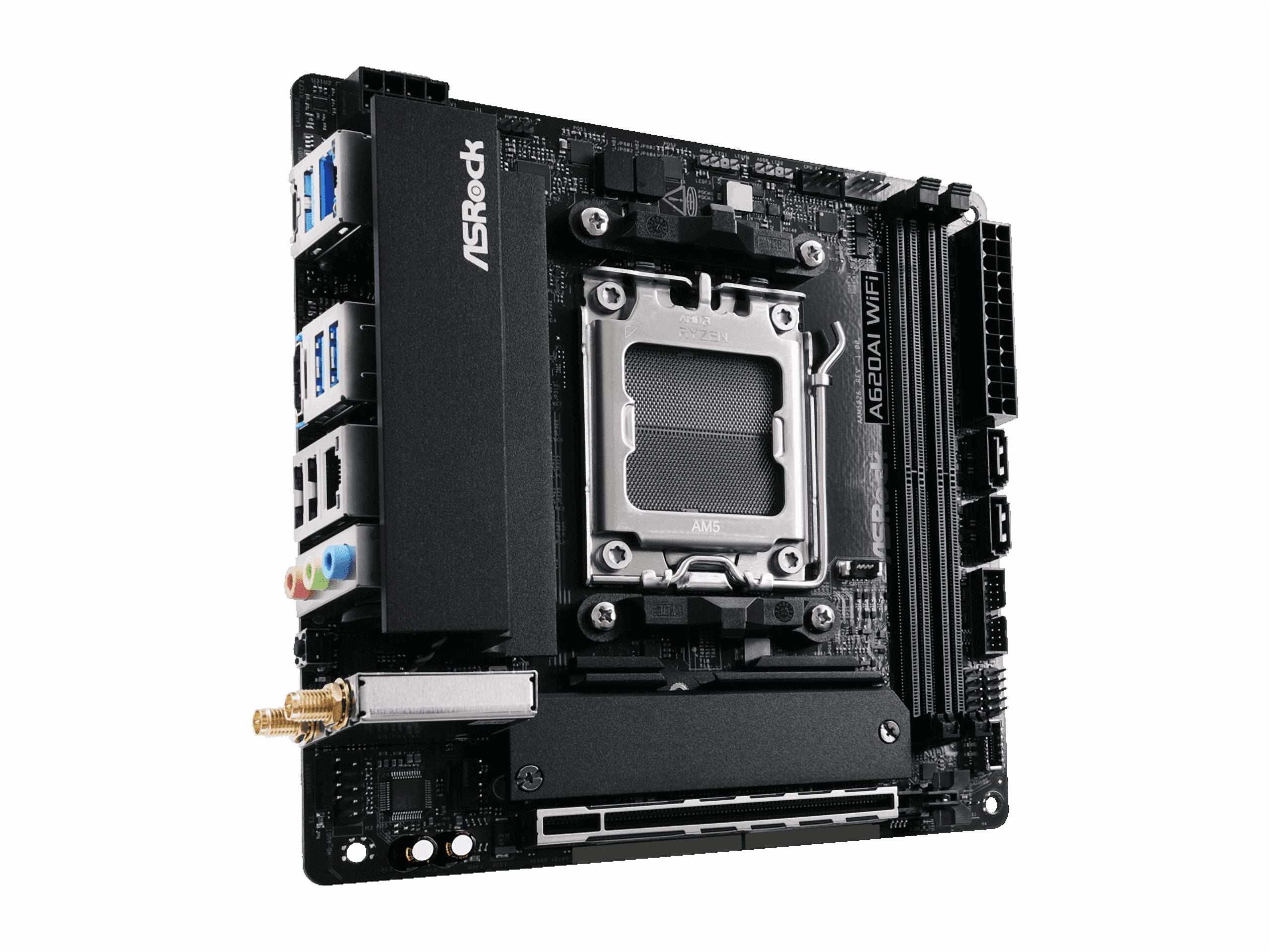 ASRock A620AI WiFi AM5 AMD A620A Mini ITX Motherboard