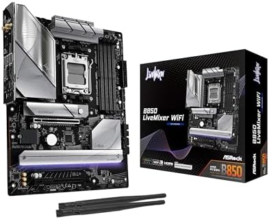 ASRock AMD B850i Lightning WiFi 6E Socket AM5 Ryzen 9000/8000/7000 Series DDR5 8200   OC  MHz 128GB Mini ITX Motherboard M 2 SATA3 6 0 Gb/s PCIe 5 0 B850 BIOS Flashback