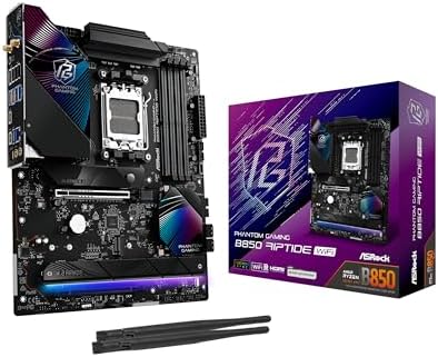 ASRock AMD B850i Lightning WiFi 6E Socket AM5 Ryzen 9000/8000/7000 Series DDR5 8200   OC  MHz 128GB Mini ITX Motherboard M 2 SATA3 6 0 Gb/s PCIe 5 0 B850 BIOS Flashback