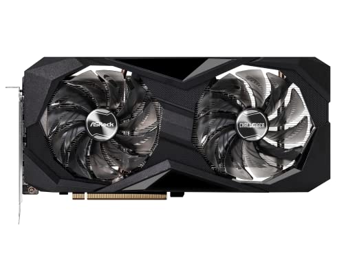 ASRock AMD Radeon RX 7600 Challenger 8GB OC GDDR6 DisplayPort HDMI 0dB Silent Cooling Graphics Card 128 bit 7680 x 4320 18 Gbps Graphics Card