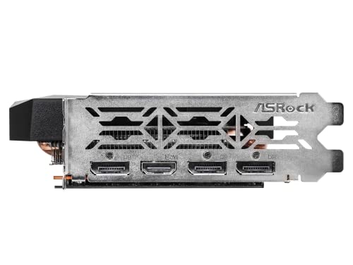 ASRock AMD Radeon RX 7600 Challenger 8GB OC GDDR6 DisplayPort HDMI 0dB Silent Cooling Graphics Card 128 bit 7680 x 4320 18 Gbps Graphics Card