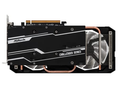 ASRock AMD Radeon RX 7600 Challenger 8GB OC GDDR6 DisplayPort HDMI 0dB Silent Cooling Graphics Card 128 bit 7680 x 4320 18 Gbps Graphics Card