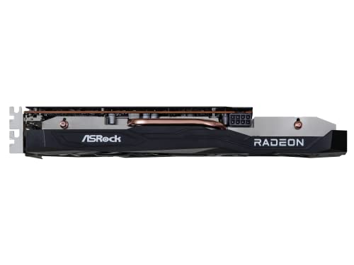 ASRock AMD Radeon RX 7600 Challenger 8GB OC GDDR6 DisplayPort HDMI 0dB Silent Cooling Graphics Card 128 bit 7680 x 4320 18 Gbps Graphics Card