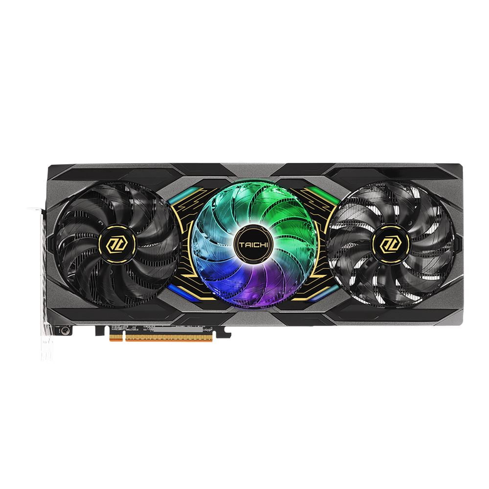 ASRock AMD Radeon RX 9070 XT Taichi Overclocked Triple Fan 16GB GDDR6 PCIe 5 0 Graphics Card