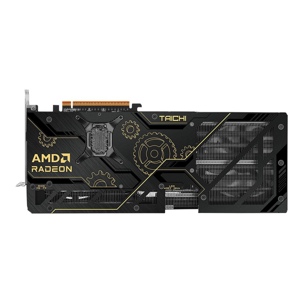 ASRock AMD Radeon RX 9070 XT Taichi Overclocked Triple Fan 16GB GDDR6 PCIe 5 0 Graphics Card
